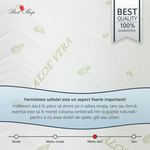 Casa si Gradina - Mobilier - Saltele si somiere - Saltele - Saltea Ortopedica, Best Sleep, Dream Aloe Vera, 155x200x20cm, spuma poliuretanica cu memorie, hipoalergenic, - Infinity.ro