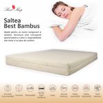 Casa si Gradina - Mobilier - Saltele si somiere - Saltele - Saltea Ortopedica, Best Bambus Double Side, Best Sleep,185x200x20cm, spuma poliuretanica cu memorie si latex - Infinity.ro