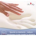 Casa si Gradina - Mobilier - Saltele si somiere - Saltele - Saltea Ortopedica, Star Moon, Argan Memory, 160x200x20 cm, 15+5, Spuma poliuretanica cu memorie, fermitate medie - Infinity.ro