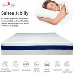 Casa si Gradina - Mobilier - Saltele si somiere - Saltele - Saltea ortopedica impermeabila, Best Sleep, Jubilly, 120x190x30cm, arcuri impachetate, spuma cu memorie, lavabila - Infinity.ro