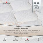 Casa si Gradina - Mobilier - Saltele si somiere - Saltele - Saltea Ortopedica,Best Sleep,Tencel Elite,180x190x30 cm,Arcuri pocket, Husa matlasata cu spuma memory,fermitate medie - Infinity.ro