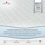 Casa si Gradina - Mobilier - Saltele si somiere - Saltele - Saltea Ortopedica, BestSleep, Happy, 190x95x20 cm, spuma poliuretanica, hipoalergenic, reversibila, ferma - Infinity.ro