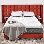 Casa si Gradina - Mobilier - Saltele si somiere - Saltele - Saltea Ortopedica, Best Sleep, Relaxation Corner Bordeaux 22+5+1,140x190x28cm, spuma Poliuretanica cu memorie - Infinity.ro