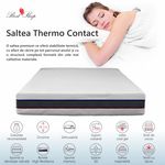 Casa si Gradina - Mobilier - Saltele si somiere - Saltele - Saltea Ortopedica, Best Sleep, Best Thermo Contact 100x200x30 cm 4+2+16+2+4, spuma  memorie, cocos, latex cool gel - Infinity.ro