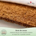 Casa si Gradina - Mobilier - Saltele si somiere - Saltele - Saltea Ortopedica, Best Sleep, Vitality Bambus 12+2+6, 150x200x20 cm, spuma poliuretanica cu memorie si fibre de cocos - Infinity.ro