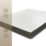 Casa si Gradina - Mobilier - Saltele si somiere - Saltele - Saltea ortopedica, Best Sleep Color Line Gray, 180x190x25cm, spuma poliuretanica, hipoalegenic, reversibila, ferma - Infinity.ro