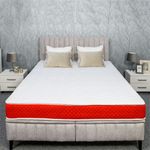 Casa si Gradina - Mobilier - Saltele si somiere - Saltele - Saltea ortopedica BEST SLEEP Diamond Red DoubleSide, 120x190x11, spuma poliuretanica, hipoalergenica, reversibila, ferma - Infinity.ro