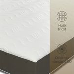 Casa si Gradina - Mobilier - Saltele si somiere - Saltele - Saltea ortopedica, Best Sleep Color Line Gray, 150x200x20cm, spuma poliuretanica, hipoalegenic, reversibila, ferma - Infinity.ro