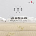 Casa si Gradina - Mobilier - Saltele si somiere - Saltele - Saltea Ortopedica, Best Sleep, Best Bambus, 80x190x25 cm, 20+4+1, Spuma poliuretanica,latex cool gel, hipoalergenica - Infinity.ro