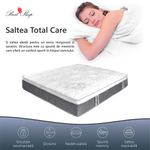 Casa si Gradina - Mobilier - Saltele si somiere - Saltele - Saltea ortopedica, Best Sleep, Total Care, 80x200x30 cm, Spuma Poliuretanica, Spuma Memory Matlasata in Husa - Infinity.ro