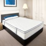 Casa si Gradina - Mobilier - Saltele si somiere - Saltele - Saltea superortopedica Best Sleep, Ressort, 190x200x35, arcuri impachetate, spuma memory, fermitate medie - Infinity.ro