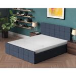 Casa si Gradina - Mobilier - Saltele si somiere - Saltele - Saltea ortopedica Best Sleep Bellise, 100x190x25cm, spuma poliuretanica cu memorie 4 cm,  hipoalergenica, reversibila - Infinity.ro