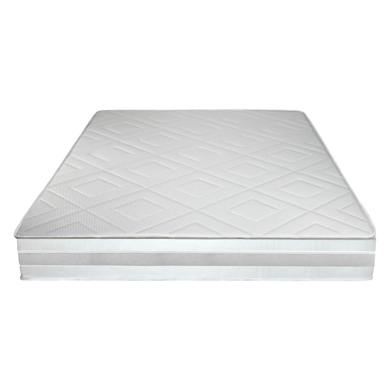 Casa si Gradina - Mobilier - Saltele si somiere - Saltele - Saltea ortopedica Best Sleep Bellise, 100x190x25cm, spuma poliuretanica cu memorie 4 cm,  hipoalergenica, reversibila - Infinity.ro