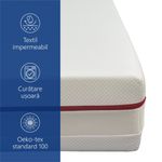Casa si Gradina - Mobilier - Saltele si somiere - Saltele - Saltea ortopedica impermeabila, Best Sleep, Relaxody, 100x200x25cm, spuma poliuretanica, spuma cu memorie, lavabila - Infinity.ro
