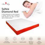 Casa si Gradina - Mobilier - Saltele si somiere - Saltele - Saltea ortopedica BEST SLEEP Diamond Red DoubleSide, 94x200x18cm, spuma poliuretanica, hipoalergenica, antibacteriana - Infinity.ro