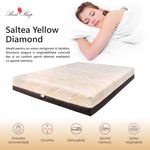 Casa si Gradina - Mobilier - Saltele si somiere - Saltele - Saltea Ortopedica, Best Sleep, Yellow Diamond, 105x200x25 cm, 20+4+1, Spuma poliuretanica cu memorie, hipoalergenica - Infinity.ro