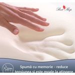 Casa si Gradina - Mobilier - Saltele si somiere - Saltele - Saltea ortopedica, Best Sleep, Total Care, 90x200x30 cm, Spuma Poliuretanica, Spuma Memory Matlasata in Husa - Infinity.ro