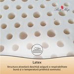 Casa si Gradina - Mobilier - Saltele si somiere - Saltele - Saltea ortopedica BEST SLEEP Best Bambus, 75x185x20 cm, husa cu fibra de bambus, matlasata - Infinity.ro