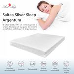 Casa si Gradina - Mobilier - Saltele si somiere - Saltele - Saltea Ortopedica, Best Sleep, Silver Sleep Argentum 15+3+1,135x200x19 cm, spuma  cu memorie, fir cu ioni de argint - Infinity.ro