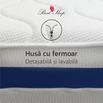 Casa si Gradina - Mobilier - Saltele si somiere - Saltele - Saltea Ortopedica, Best sleep, Univers, 80x180x20cm,15+3+2, Spuma poliuretanica cu memorie, matlasata cu memorie - Infinity.ro
