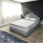 Casa si Gradina - Mobilier - Saltele si somiere - Saltele - Saltea superortopedica Best Sleep, Ressort, 90x190x25, arcuri impachetate, spuma memory, fermitate medie - Infinity.ro