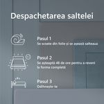 Casa si Gradina - Mobilier - Saltele si somiere - Saltele - Saltea Ortopedica, Best Sleep, Diamond red plus,94x200x18cm, 14+3 memory, spuma poliuretanica cu memorie - Infinity.ro