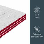 Casa si Gradina - Mobilier - Saltele si somiere - Saltele - Saltea Ortopedica, Best Sleep, Diamond red plus,165x190x18cm, 14+3 memory, spuma poliuretanica cu memorie - Infinity.ro