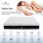 Casa si Gradina - Mobilier - Saltele si somiere - Saltele - Saltea ortopedica BEST SLEEP Star, 80x180x26 cm, cu arcuri individuale, hipoalergenic, antibacterian, fermitate medie - Infinity.ro