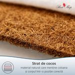 Casa si Gradina - Mobilier - Saltele si somiere - Saltele - Saltea ortopedica BEST SLEEP Latex Lux, 85x190x23cm, cu latex, sistem aerisire, ferma - Infinity.ro