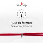Casa si Gradina - Mobilier - Saltele si somiere - Saltele - Saltea Ortopedica, BestSleep, Waves,150x190x25 cm,21+4 Memory, spuma poliuretanica cu memorie, husa detasabila - Infinity.ro