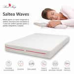 Casa si Gradina - Mobilier - Saltele si somiere - Saltele - Saltea Ortopedica, BestSleep, Waves,150x190x25 cm,21+4 Memory, spuma poliuretanica cu memorie, husa detasabila - Infinity.ro