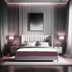 Casa si Gradina - Mobilier - Saltele si somiere - Saltele - Saltea ortopedica, Best Sleep Color Line Purple, 140x200x20cm, spuma poliuretanica, hipoalegenic, reversibila, ferma - Infinity.ro