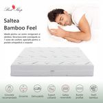 Casa si Gradina - Mobilier - Saltele si somiere - Saltele - Saltea Ortopedica, Best Sleep Bamboo Feel 20cm, 90x200x20cm, Spuma poliuretanica, , lavabila, matlasata, fibre de bambus - Infinity.ro