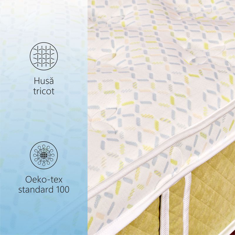 Casa si Gradina - Mobilier - Saltele si somiere - Saltele - Saltea Ortopedica,Best Sleep,Luxury Sleep Margan 20+5,140x190x26 cm,spuma Poliuretanica cu memorie - Infinity.ro