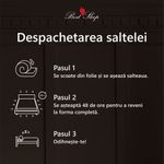 Casa si Gradina - Mobilier - Saltele si somiere - Saltele - Saltea Ortopedica, Best Sleep, Yellow Diamond, 110x190x27 cm, 7+12+3+3+2, Spuma poliuretanica cu memorie, arcuri pocketa - Infinity.ro