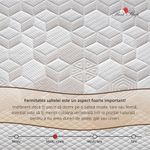 Casa si Gradina - Mobilier - Saltele si somiere - Saltele - Saltea ortopedica Best Sleep Glamour, 140x200x35cm, Arcuri Pocket, Latex 4 cm, 7 zone de confort, husa bambus - Infinity.ro