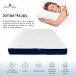 Casa si Gradina - Mobilier - Saltele si somiere - Saltele - Saltea ortopedica BEST SLEEP Happy DoubleSide, 140x200x20 cm, spuma poliuretanica, hipoalergenica, reversibila, ferma - Infinity.ro