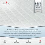 Casa si Gradina - Mobilier - Saltele si somiere - Saltele - Saltea ortopedica BEST SLEEP Happy DoubleSide, 140x190x20 cm, spuma poliuretanica, hipoalergenica, reversibila, ferma - Infinity.ro