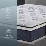 Casa si Gradina - Mobilier - Saltele si somiere - Saltele - Saltea ortopedica Best Sleep Ocean, 80x190x33cm, Arcuri Pocket, spuma memory, 7 zone de confort, fermitate medie - Infinity.ro