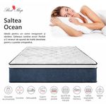 Casa si Gradina - Mobilier - Saltele si somiere - Saltele - Saltea ortopedica Best Sleep Ocean, 80x190x33cm, Arcuri Pocket, spuma memory, 7 zone de confort, fermitate medie - Infinity.ro