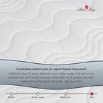Casa si Gradina - Mobilier - Saltele si somiere - Saltele - Saltea ortopedica BEST SLEEP Edition* Double Side, 135x200x16cm, spuma poliuretanica, hipoalergenica, antibacteriana - Infinity.ro