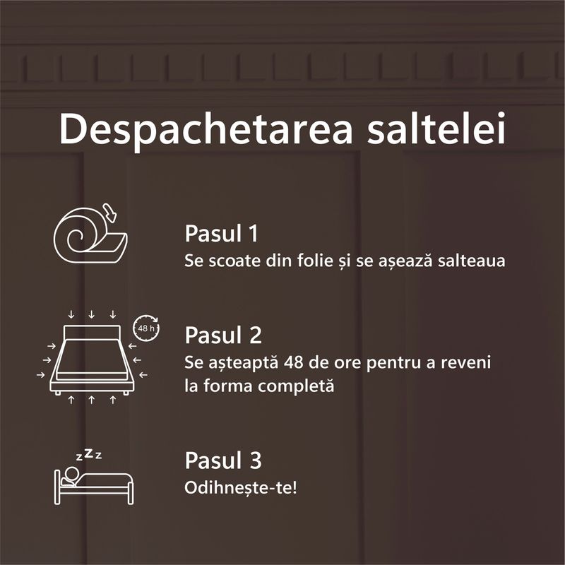 Casa si Gradina - Mobilier - Saltele si somiere - Saltele - Saltea Ortopedica, Best Sleep, Vitality Bambus 12+2+6, 150x190x20cm, spuma poliuretanica cu memorie si fibre de cocos - Infinity.ro
