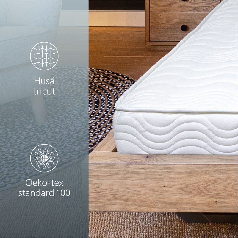 Casa si Gradina - Mobilier - Saltele si somiere - Saltele - Saltea Ortopedica, Best Sleep, Edition Plus, 14+3 Memory,95x190x18 cm, spuma poliuretanica cu memorie - Infinity.ro