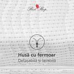 Casa si Gradina - Mobilier - Saltele si somiere - Saltele - Saltea Ortopedica, Best Sleep, Silver Sleep Argentum 12+3+1, 160x200x16 cm, spuma  cu memorie, fir cu ioni de argint - Infinity.ro