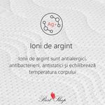Casa si Gradina - Mobilier - Saltele si somiere - Saltele - Saltea Ortopedica, Best Sleep, Silver Sleep Argentum 24+5+1, 100x200x30 cm, spuma  cu memorie, fir cu ioni de argint - Infinity.ro