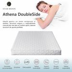 Casa si Gradina - Mobilier - Saltele si somiere - Saltele - Saltea Ortopedica Star Moon, Athena DoubleSide, 140x190x25cm, spuma poliuretanica, reversibila, ferma - Infinity.ro