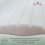 Casa si Gradina - Mobilier - Saltele si somiere - Saltele - Saltea Ortopedica, BestSleep Bamboo Feel 11cm, 160x190x11cm, Spuma poliuretanica, , lavabila, matlasata, fibre de bambus - Infinity.ro