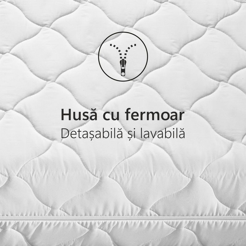 Casa si Gradina - Mobilier - Saltele si somiere - Saltele - Saltea Ortopedica Star Moon, Athena DoubleSide, 140x200x25cm, spuma poliuretanica, reversibila, ferma - Infinity.ro