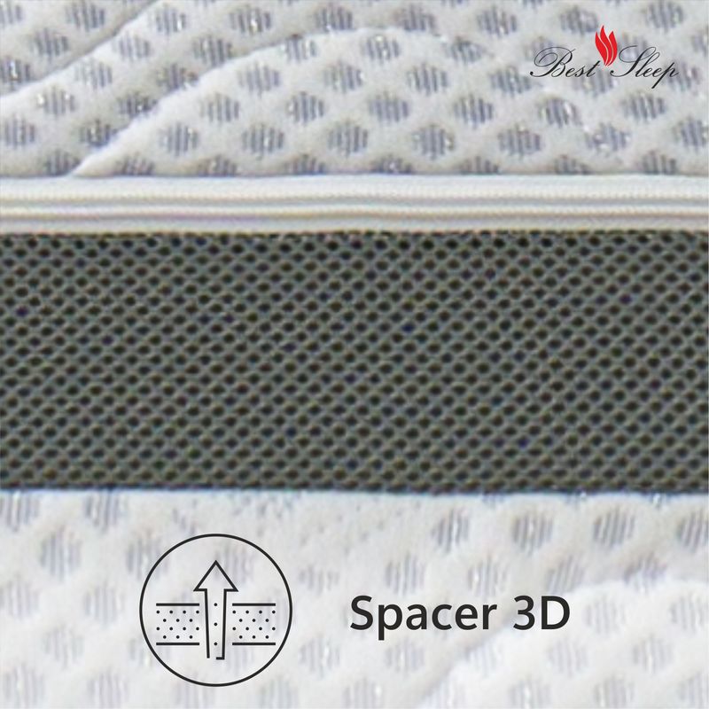 Casa si Gradina - Mobilier - Saltele si somiere - Saltele - Saltea Ortopedica, Best Sleep, Silver Premier, 120x200x20cm, Arcuri Pocket, , fir cu ioni de argint - Infinity.ro