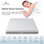 Casa si Gradina - Mobilier - Saltele si somiere - Saltele - Saltea ortopedica BEST SLEEP Silver Premier, 70x195x20cm, spuma poliuretanica si arcuri individuale, hipoalergenic, - Infinity.ro